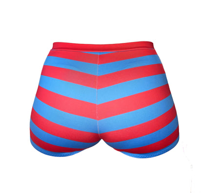 stripe set - red + blue *SHORTS ONLY*